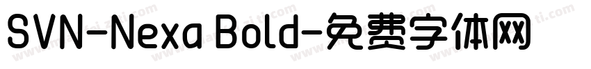 SVN-Nexa Bold字体转换